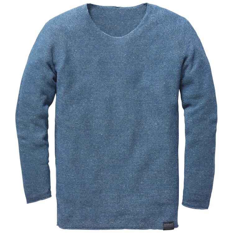 Men sweater left-left knitted