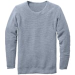 Men sweater left-left knitted Light blue