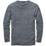 Mens knit sweater linen Grayish orange