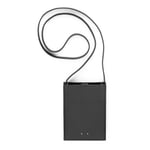 Mobiltelefontaske i koskind Sort