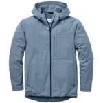 Softshell herenjas Blauw-grijs