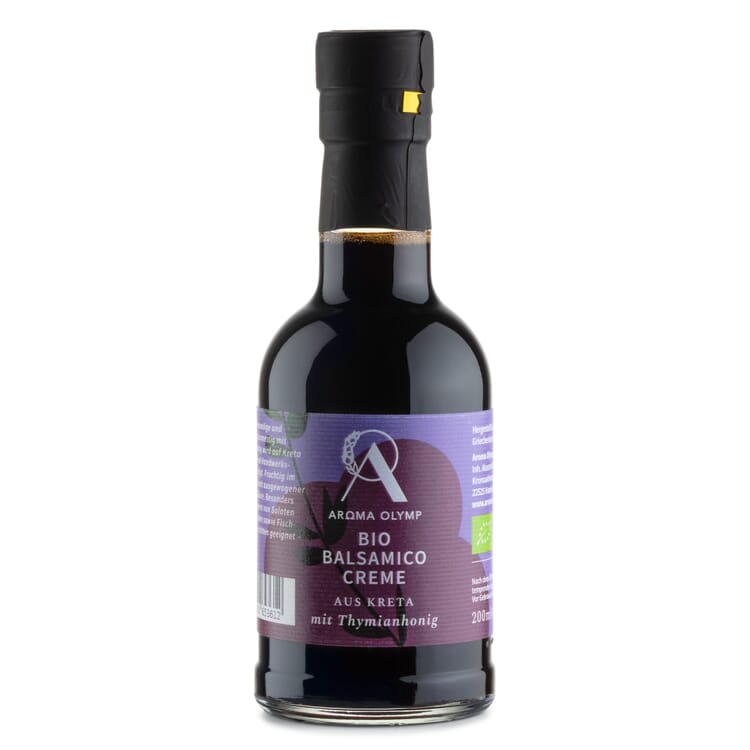 Økologisk balsamico-creme med timianhonning