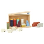 Nativity Scene with Wooden Figurines