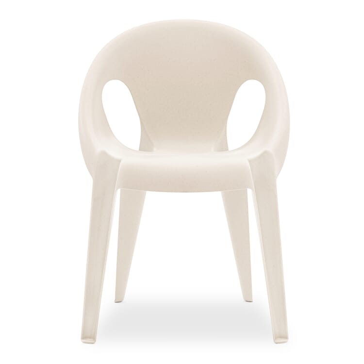 Chaise avec accoudoirs Bell Chair, Blanc