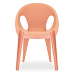 Chaise avec accoudoirs Bell Chair Orange