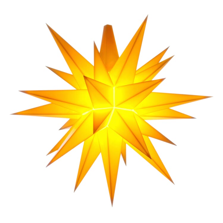 Étoile de Herrnhut A1e 13 cm, Jaune