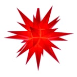 Étoile de Herrnhut 13 cm Rouge