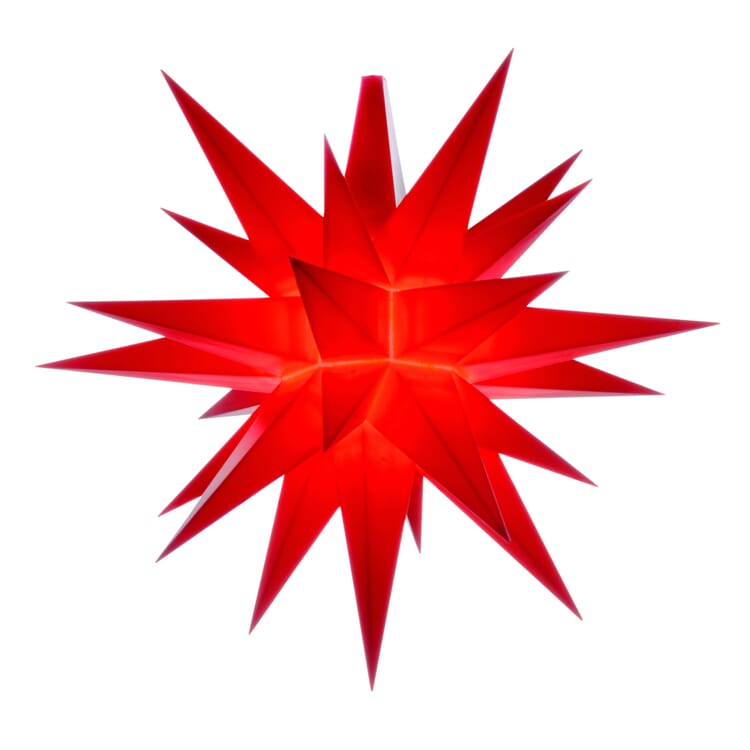 Herrnhuter ster A1e 13 cm, Rood