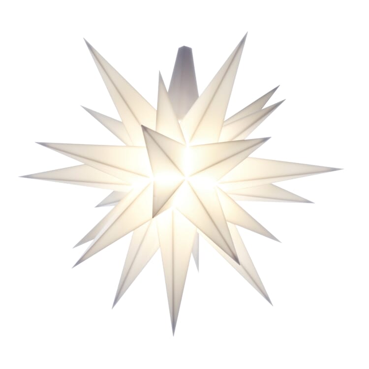 Herrnhut star 13 cm, White