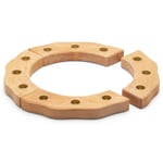 Birthday Decoration Candle Holder Ring Made of Lime Wood