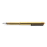 Pocket fountain pen brass