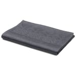 Glasscloth Made of Jacquard-Woven Linen Fabric Slate Grey