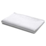 Glasscloth Made of Jacquard-Woven Linen Fabric White
