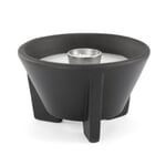 Ceramic Wax Burner Small Black