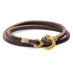 Bracelet en cuir de vache Marron