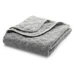Couverture pour bébé en laine vierge mérinos Gris