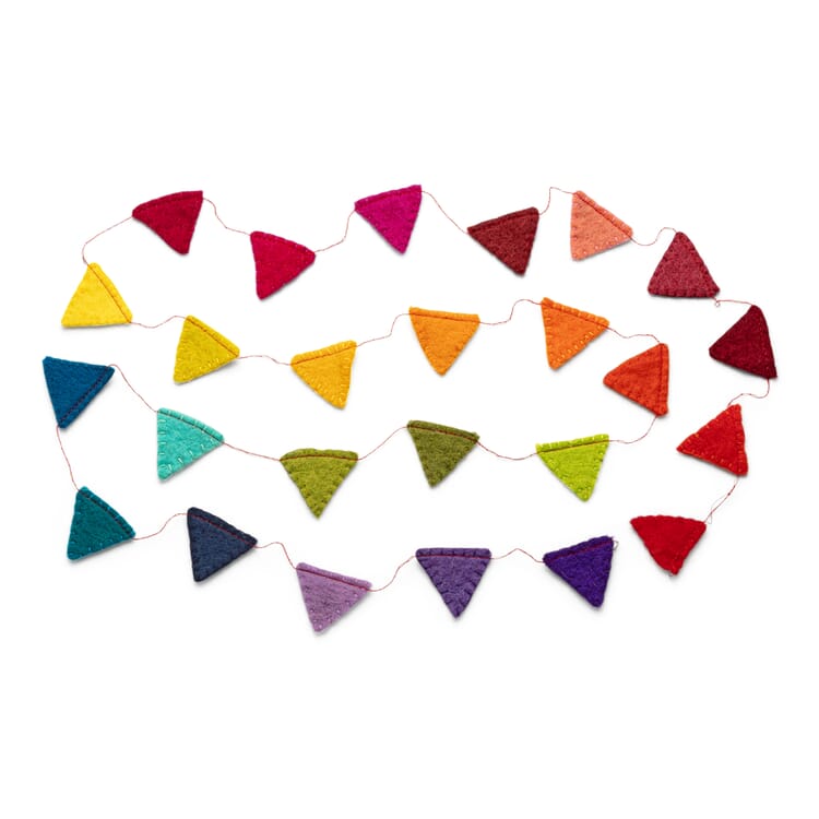 Vimpelkæde i filt, Lille