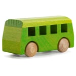 Holzauto Bus Grün