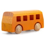 Holzauto Bus Orange