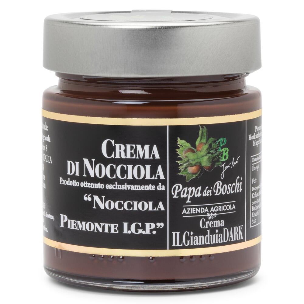Piemontesische Haselnuss-Schokoladen-Creme dunkel | Manufactum
