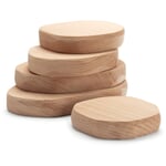 Wooden Bricks in Natural Stone Shapes Quarry Plates