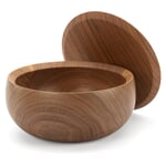 Deckeldose Massivholz Pflanzliches 17 cm Ø