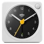 Alarm clock Braun, analog White/Black