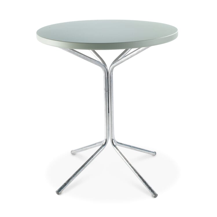 Table Pix, Hot Dip Galvanized, Pastel green RAL D 120 70 10