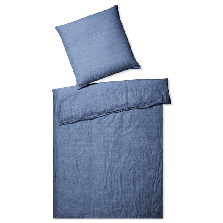 Linge de lit Lin, Bleu foncé