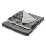 Coperta in alpaca Doubleface Grigio-blu