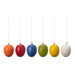 Easter Decoration Small Eggs Made of Cotton Wool
