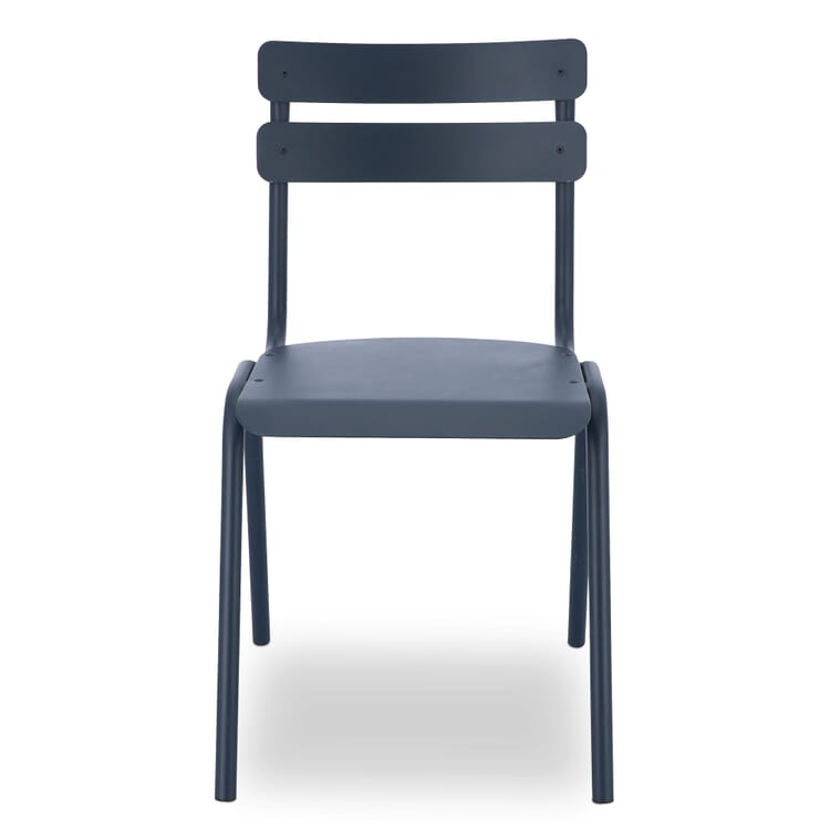 Chair Aluone, Grey blue RAL 5008