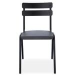 Chair Aluone Deep black RAL 9005