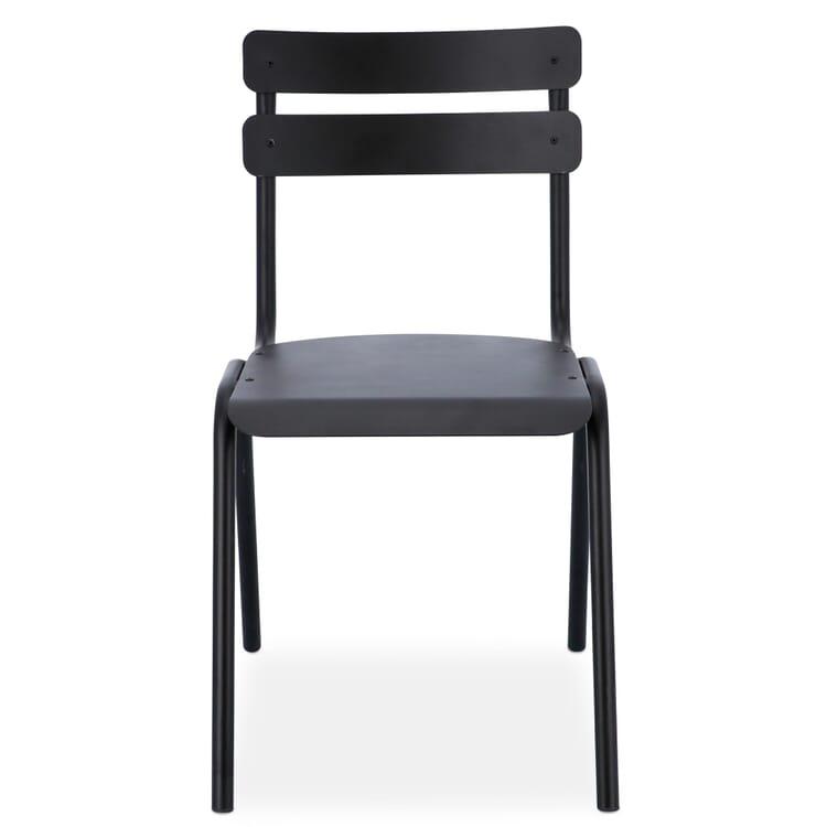 Chair Aluone, RAL 9005 Jet black