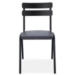 Silla Aluone RAL 9005 Negro intenso