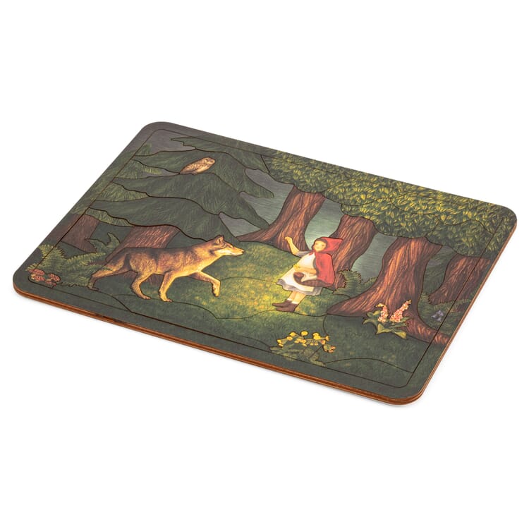 Wooden puzzle fairy tale, Red Riding Hood