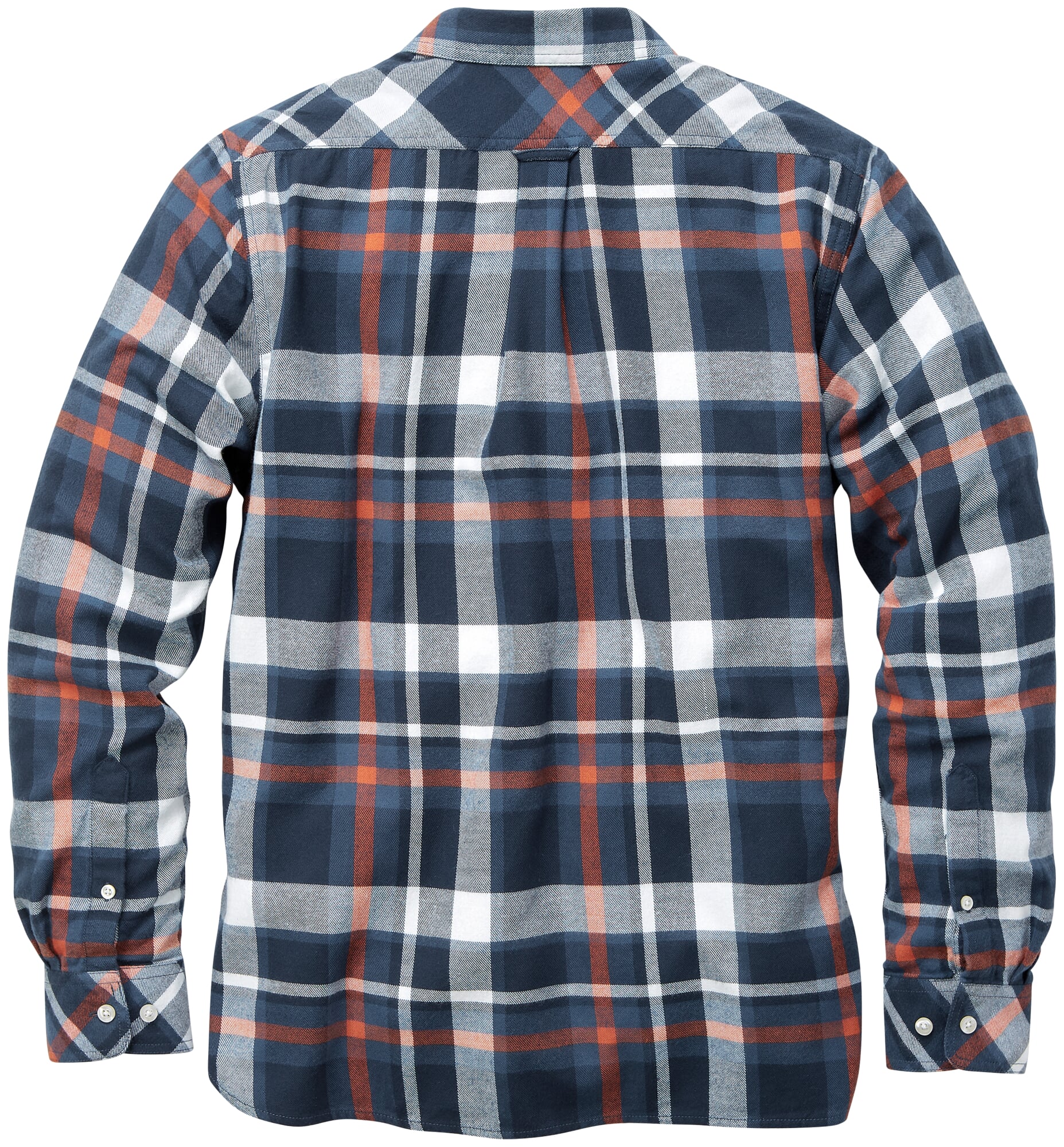 Mens flannel shirt plaid, Blue-Red 