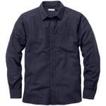 Men's flannel shirt Dark blue