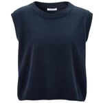 Ladies' slipover lambswool Dark blue