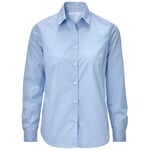 Ladies blouse slim fit Bleu