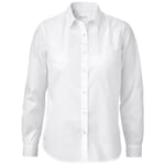 Ladies blouse slim fit White