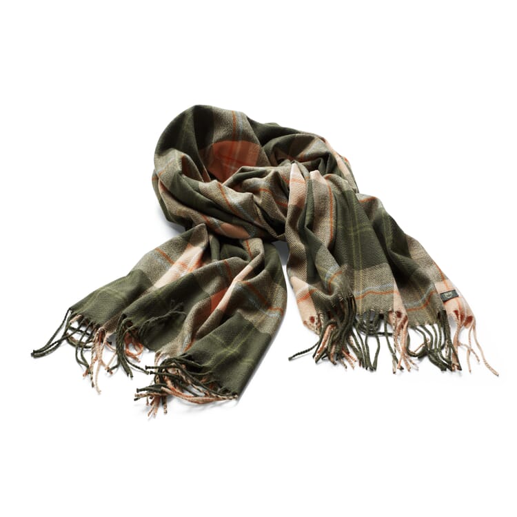 Ladies scarf recycled, Green-Nature