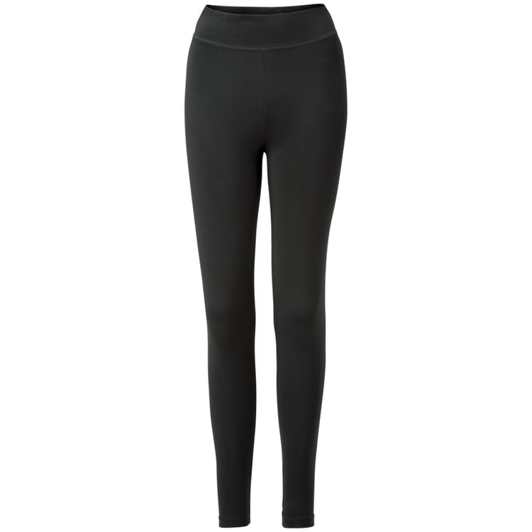 Leggings i jersey til damer, Sort