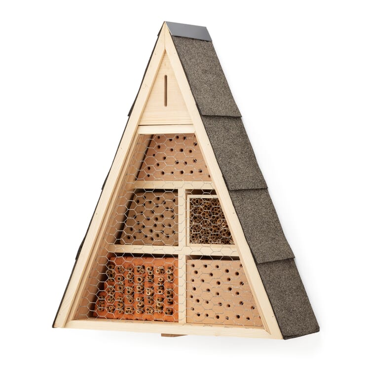 Maison pour insectes en bois d'épicéa