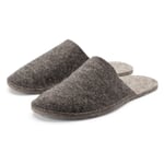 Travel slipper stone sheep unisex Stone gray