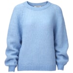 Ladies knitted sweater Bleumelange