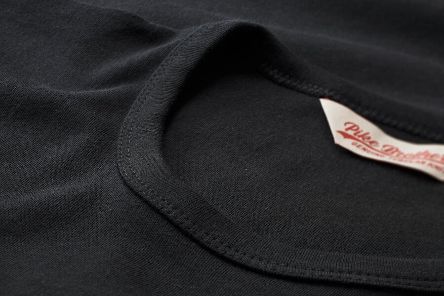 Herren-T-Shirt 1947 Schwarz, Detailsicht