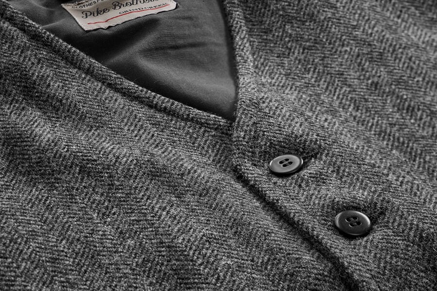 Gilet Hauler pour homme 1905 Gelange gris, vue détaillée