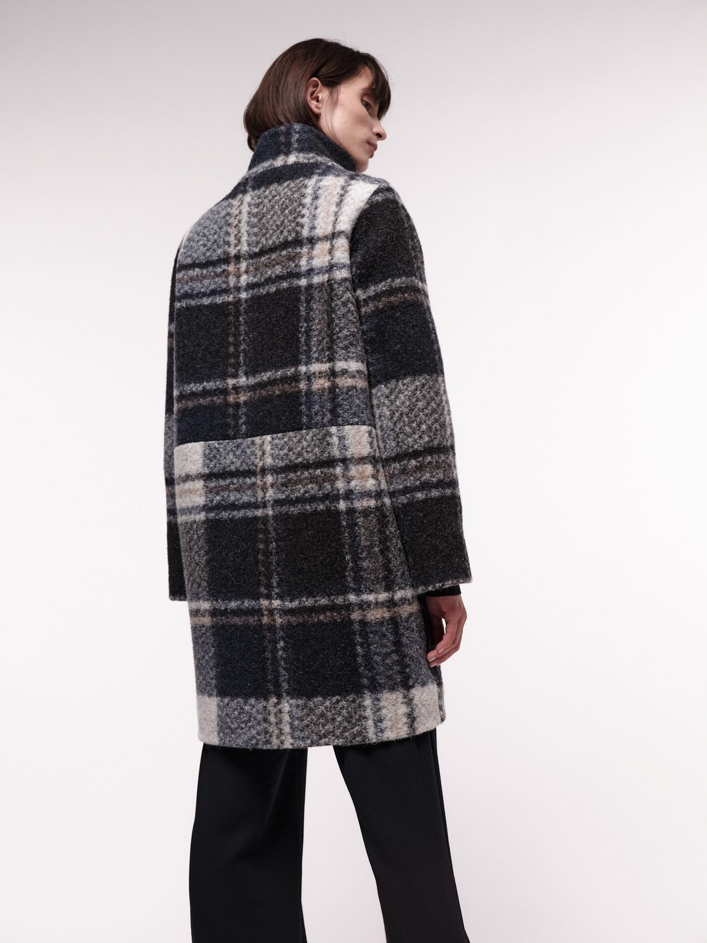 monsoon check coat