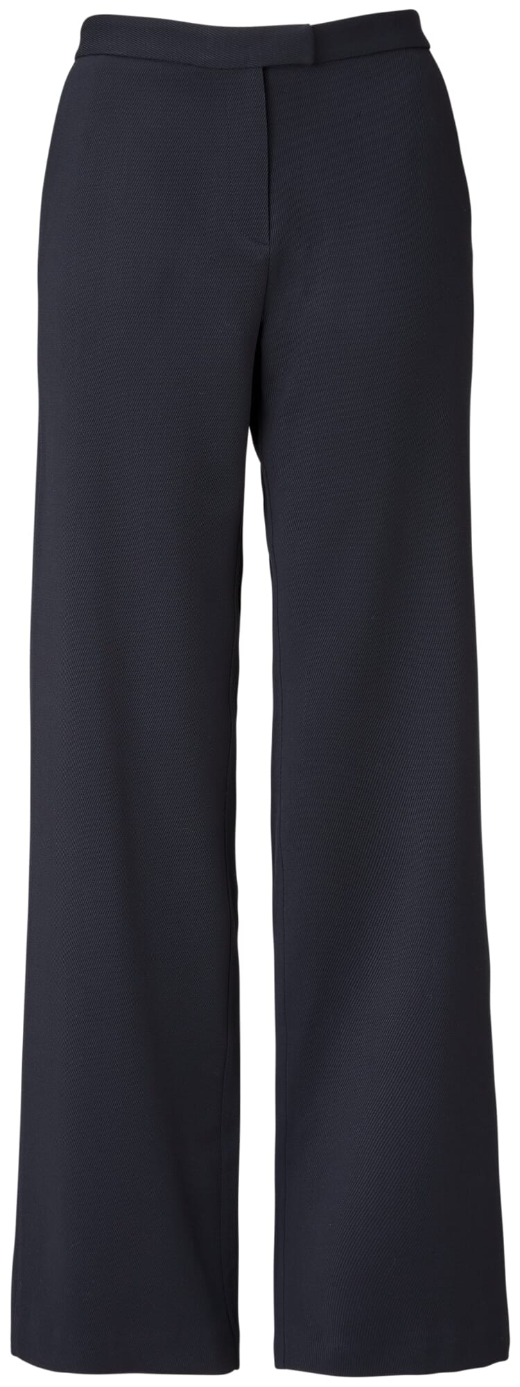 Strenesse Wollen broek donkerblauw zakelijke stijl Mode Broeken Wollen broeken 